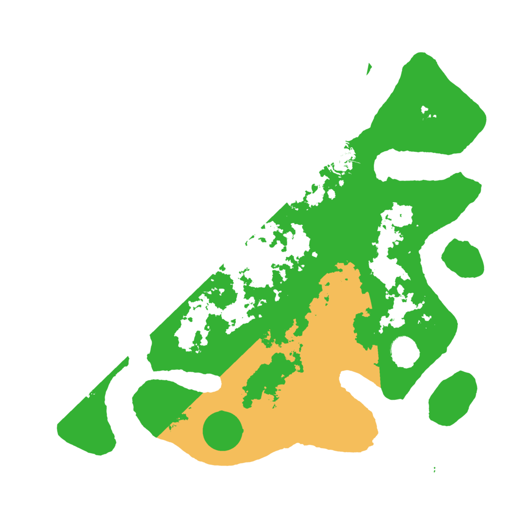 Biome Rust Map: Barren, Size: 3500, Seed: 5800075