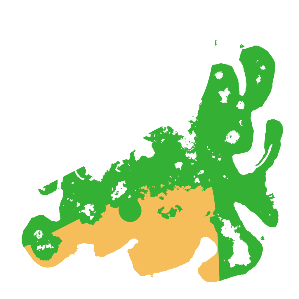Biome Rust Map: Procedural Map, Size: 3500, Seed: 5058768