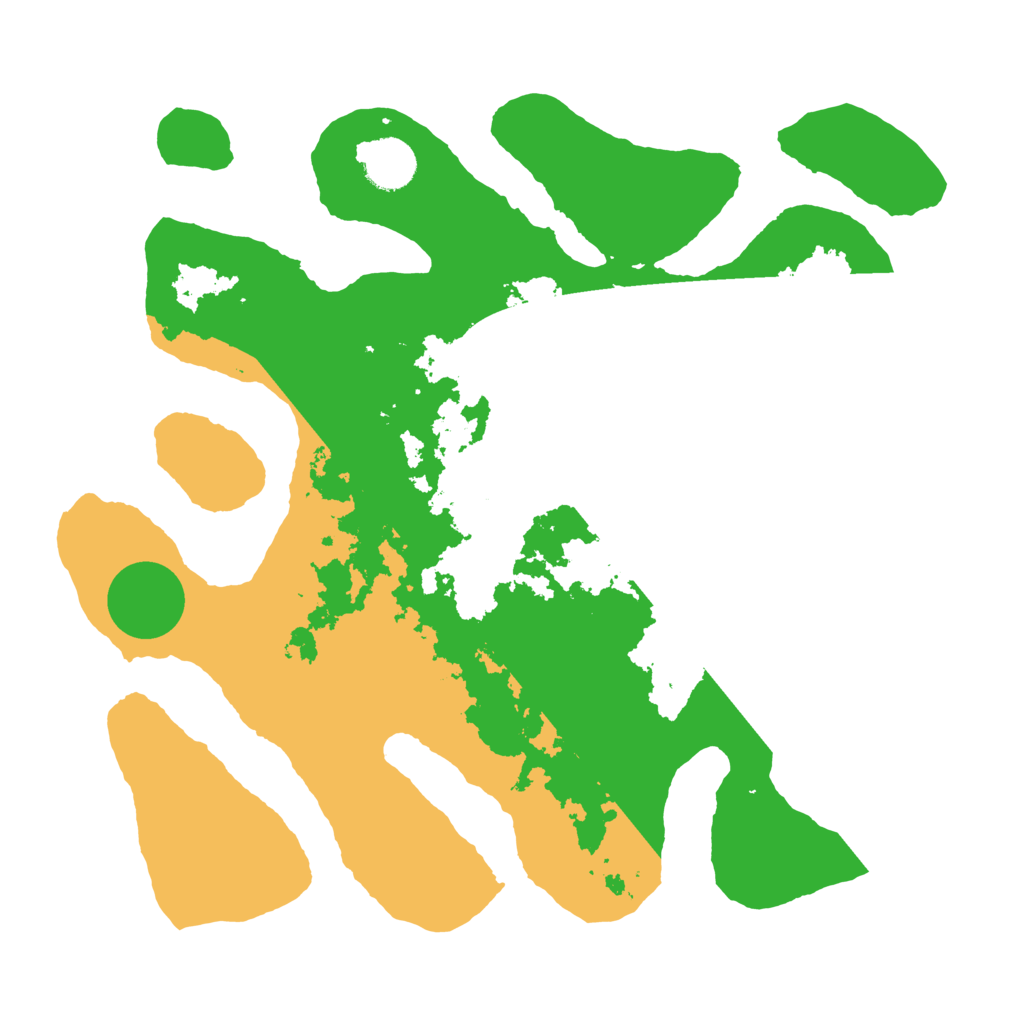 Biome Rust Map: Barren, Size: 3500, Seed: 4972950