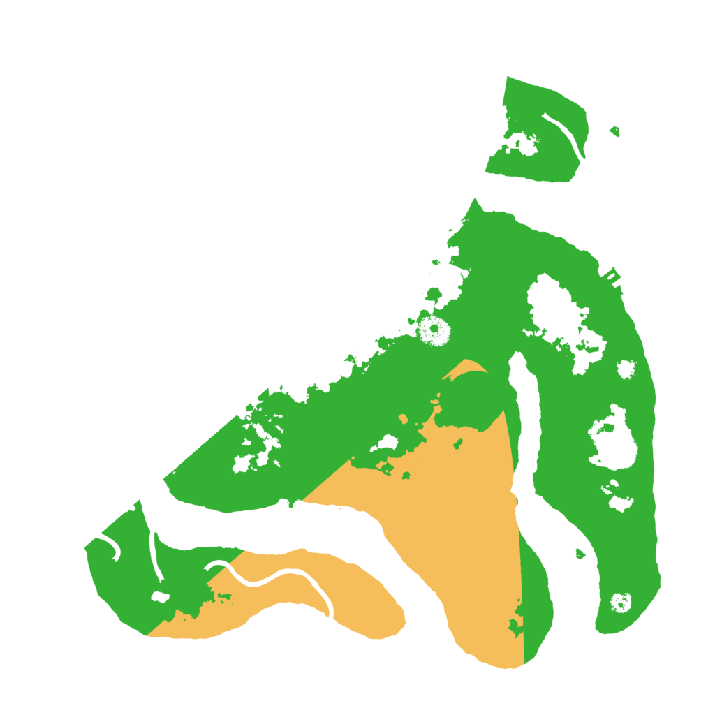 Biome Rust Map: Procedural Map, Size: 3500, Seed: 2533512