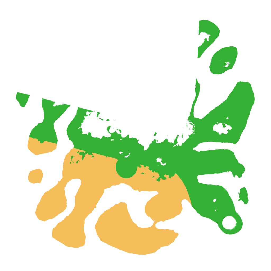 Biome Rust Map: Barren, Size: 3500, Seed: 5358008