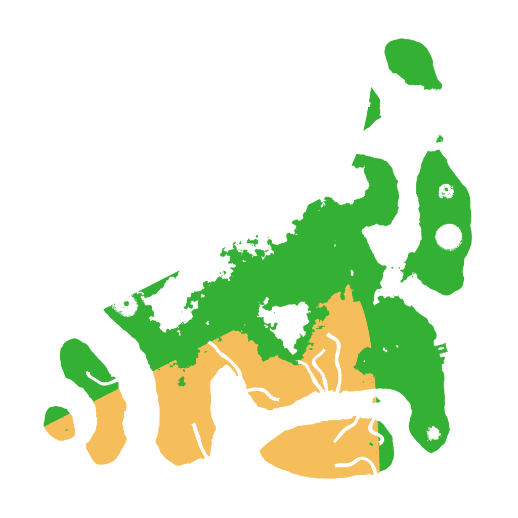 Biome Rust Map: Procedural Map, Size: 3500, Seed: 4000103