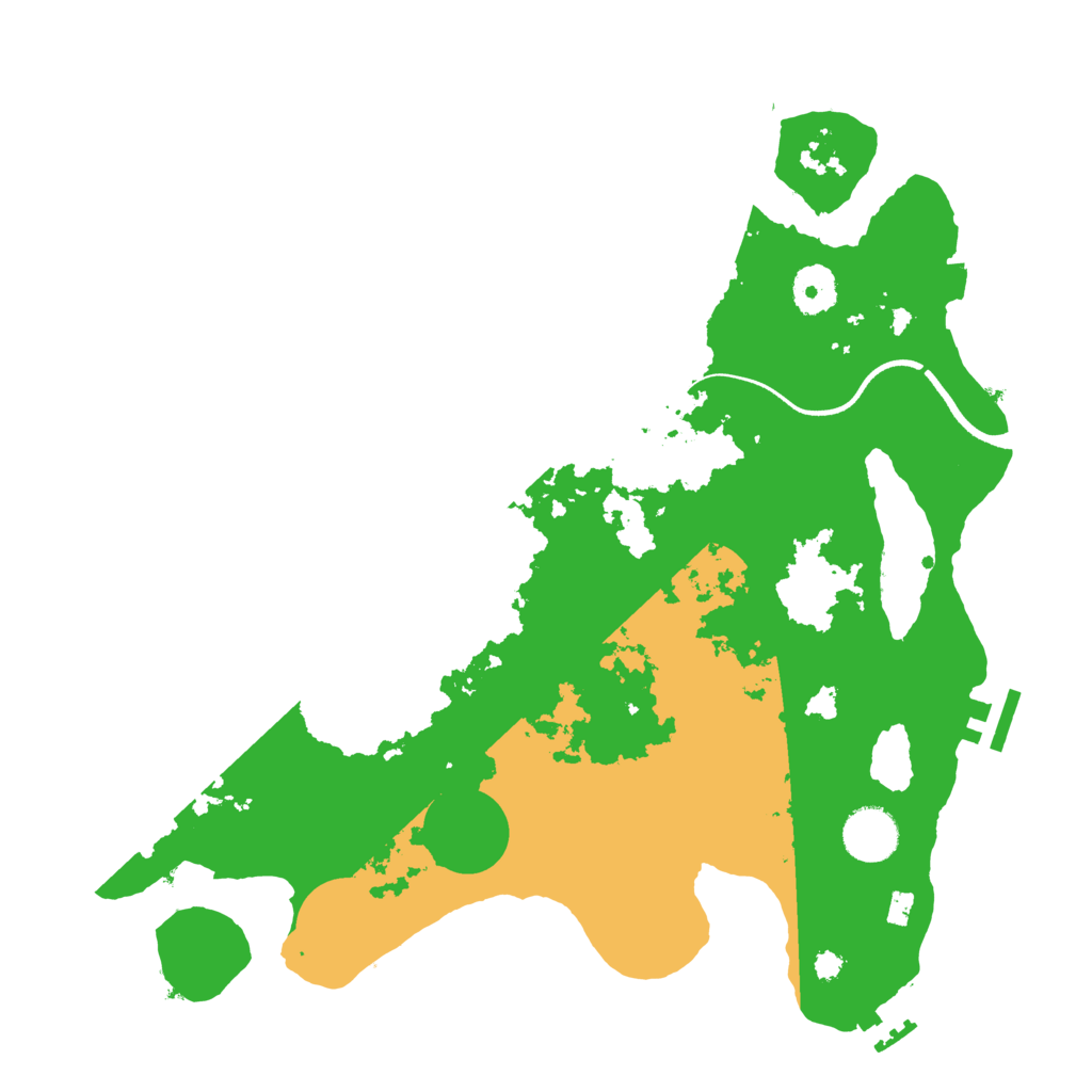 Biome Rust Map: Procedural Map, Size: 3500, Seed: 1955211342
