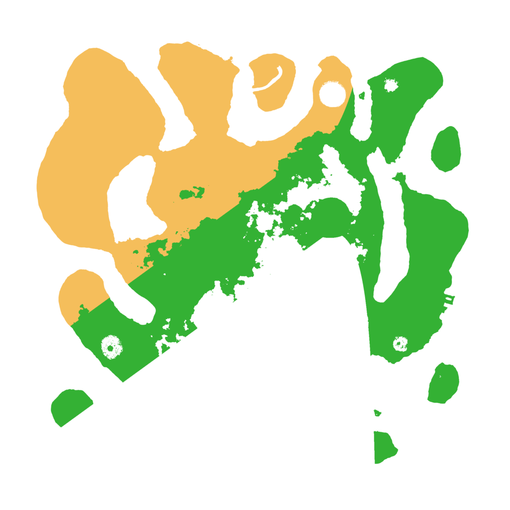 Biome Rust Map: Procedural Map, Size: 3500, Seed: 609724