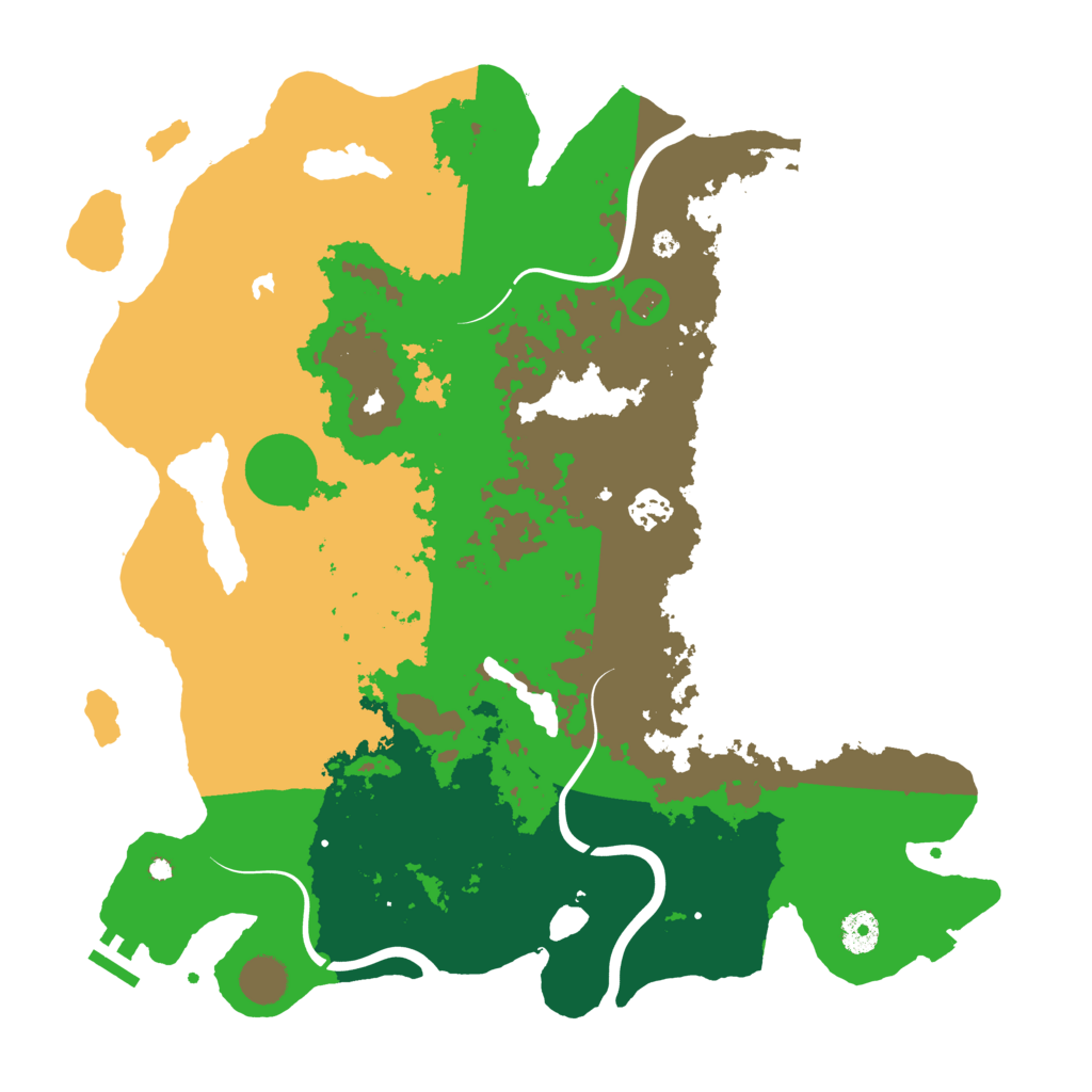 Biome Rust Map: Procedural Map, Size: 4000, Seed: 1365540