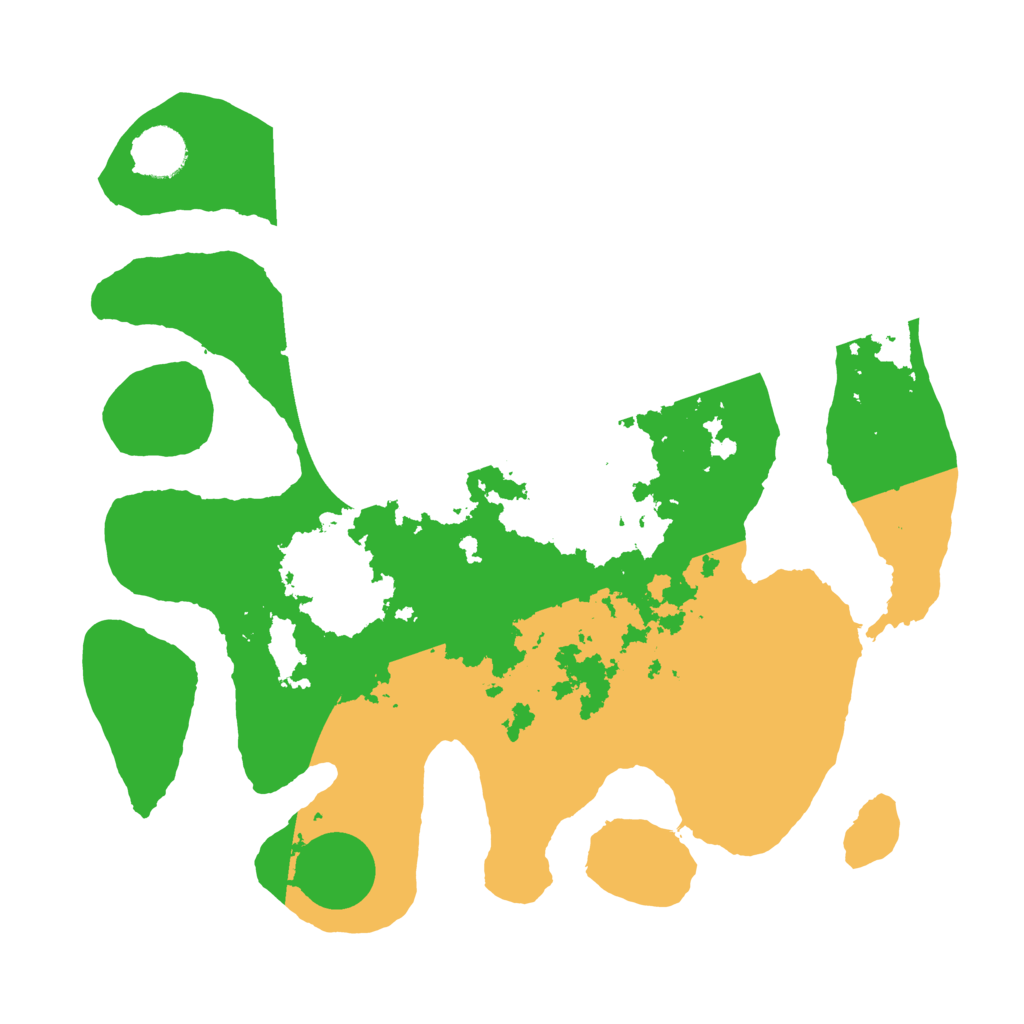 Biome Rust Map: Barren, Size: 3500, Seed: 1678484