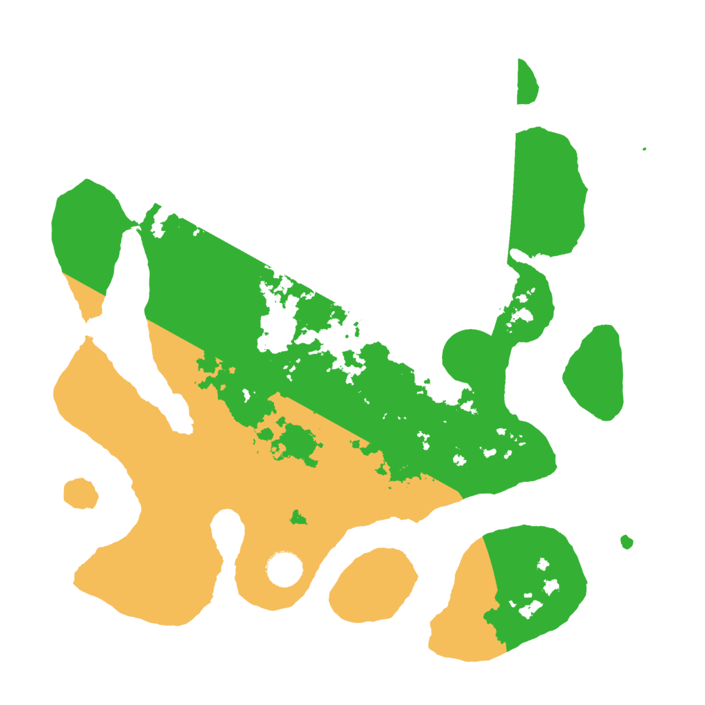 Biome Rust Map: Barren, Size: 3500, Seed: 3467397