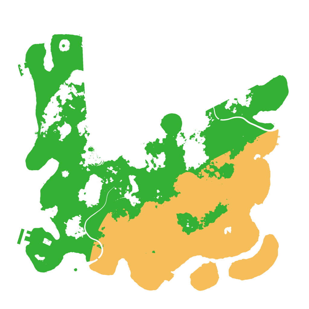 Biome Rust Map: Procedural Map, Size: 4000, Seed: 2829457