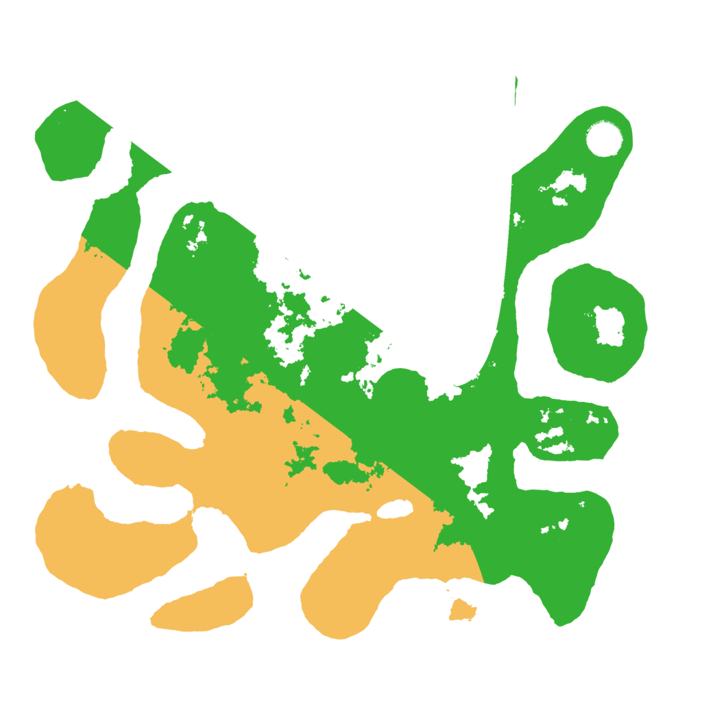 Biome Rust Map: Barren, Size: 3500, Seed: 3844187