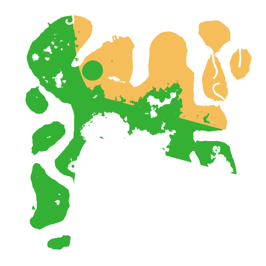Biome Rust Map: Procedural Map, Size: 3500, Seed: 5369413
