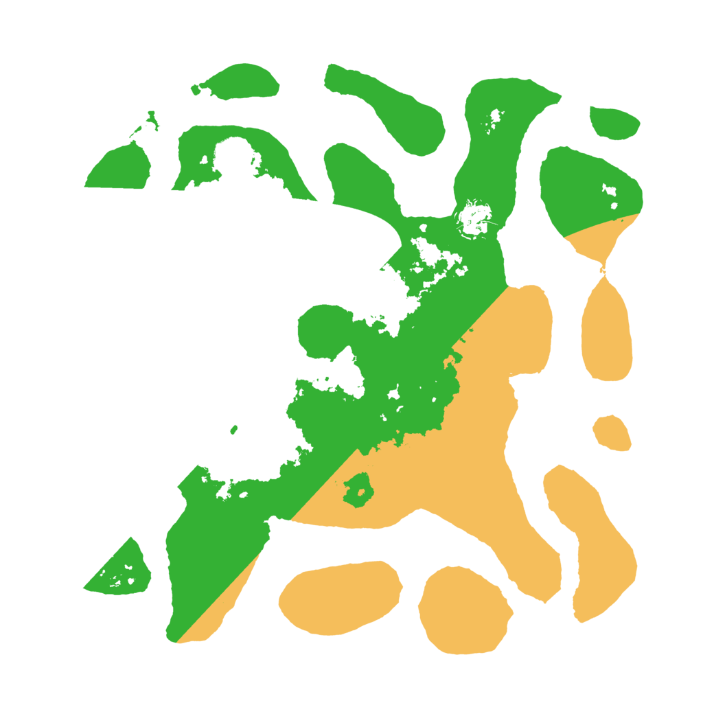 Biome Rust Map: Barren, Size: 3500, Seed: 919350