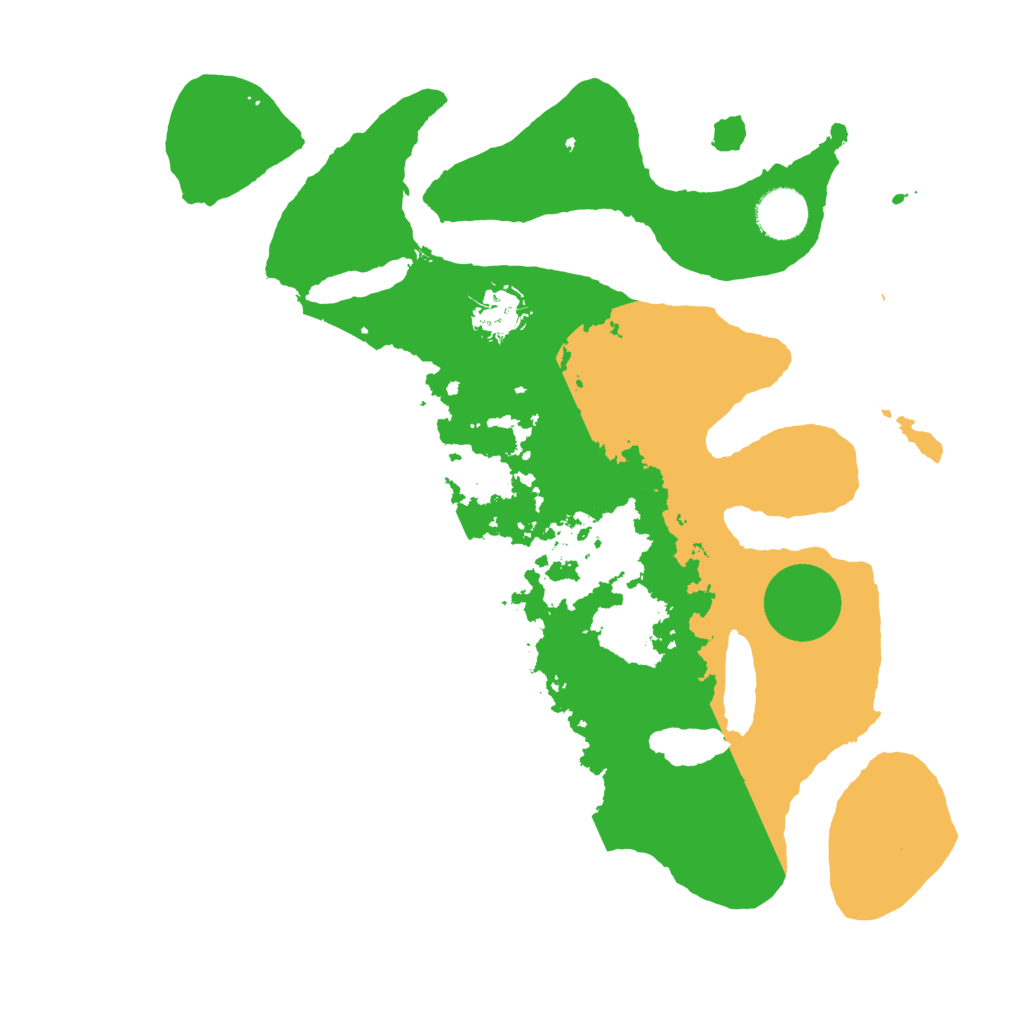 Biome Rust Map: Barren, Size: 3500, Seed: 5922834