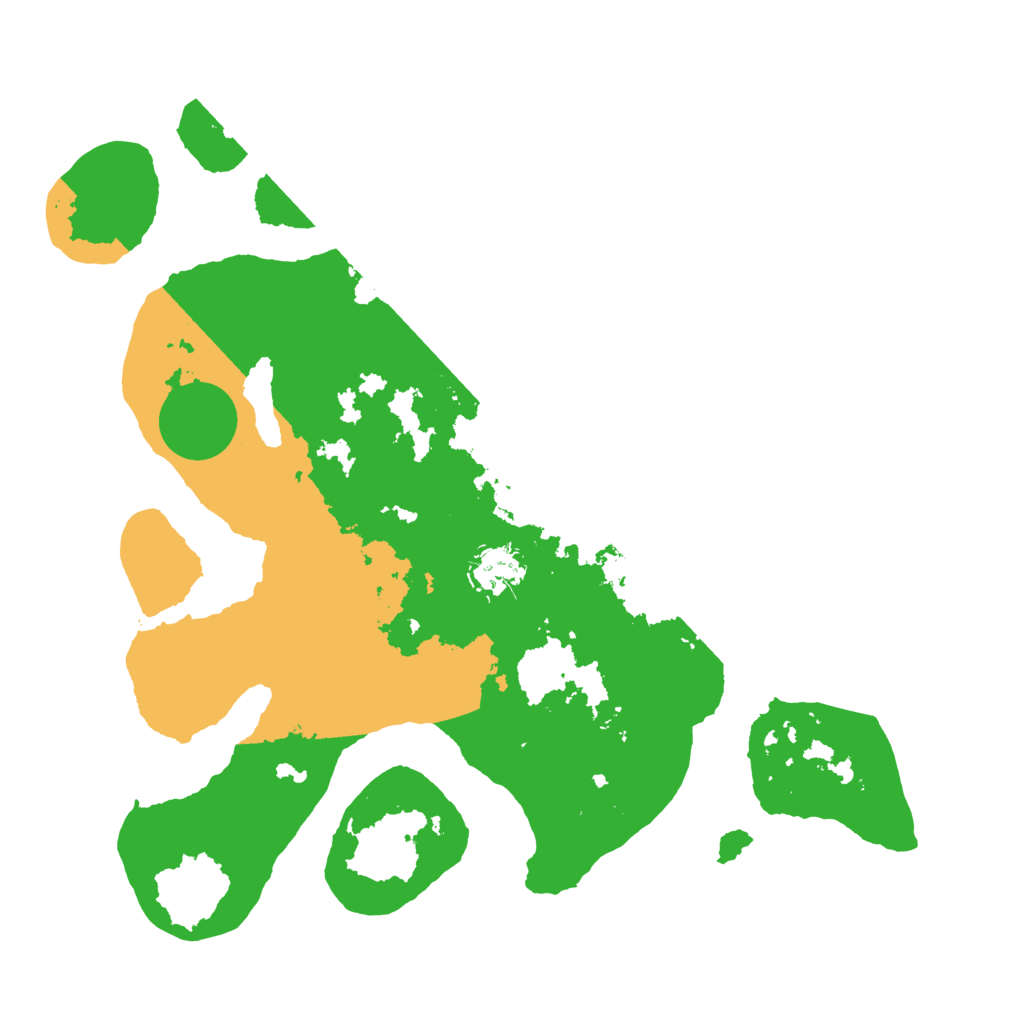 Biome Rust Map: Barren, Size: 3500, Seed: 4073603