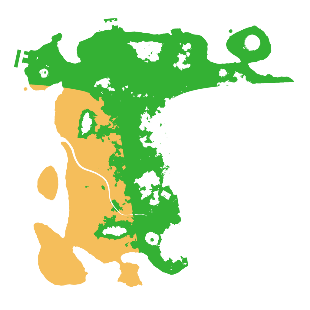 Biome Rust Map: Procedural Map, Size: 3500, Seed: 5935691