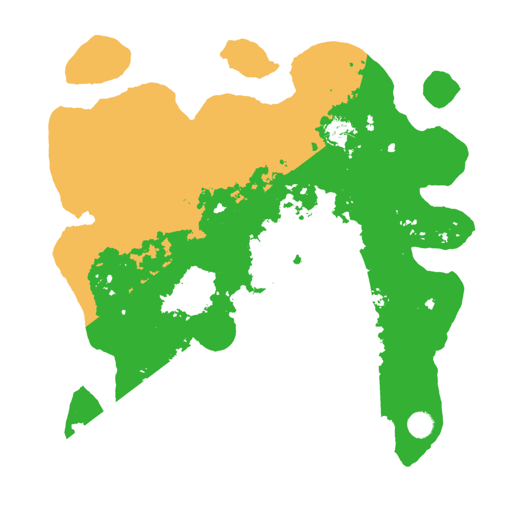 Biome Rust Map: Barren, Size: 3500, Seed: 5780257