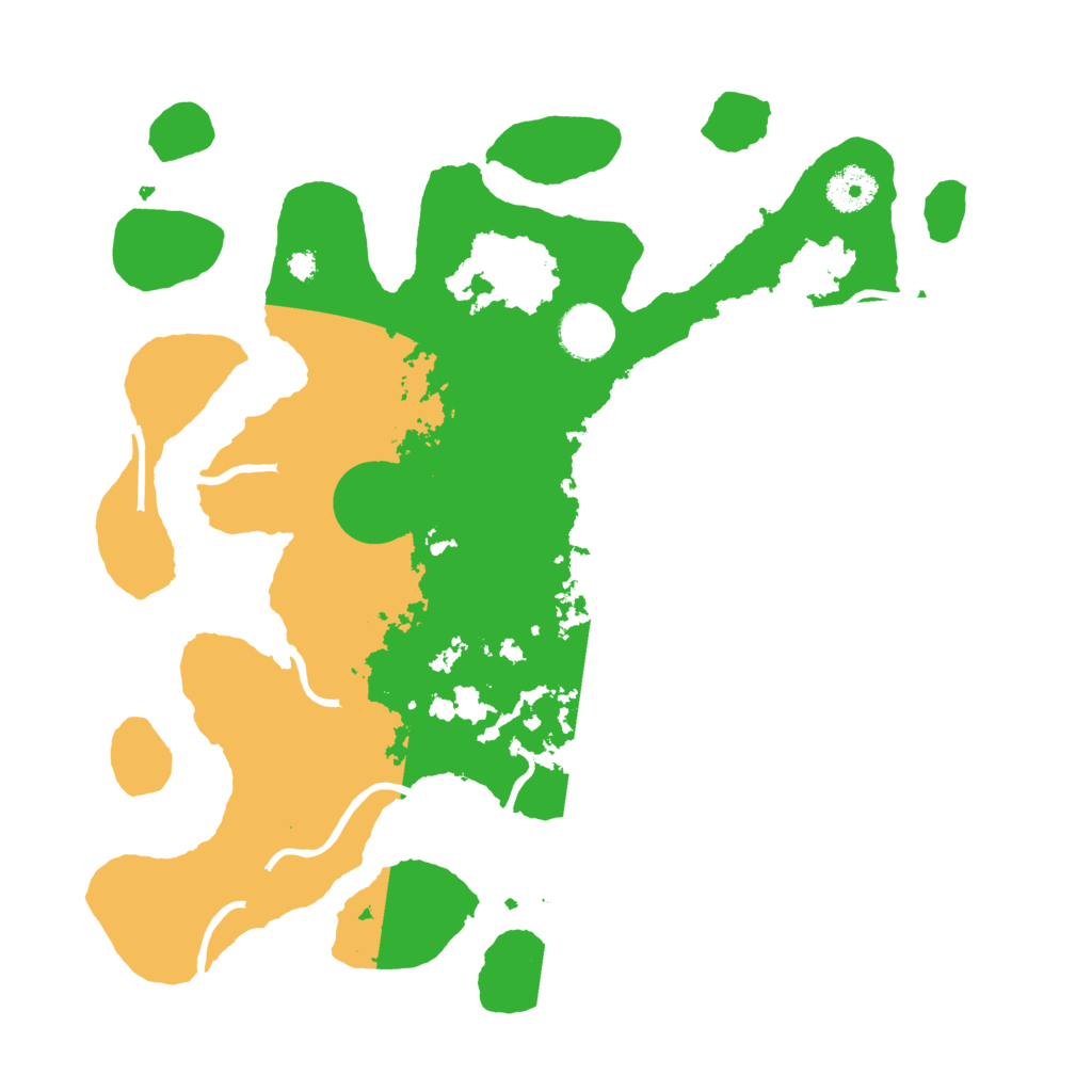 Biome Rust Map: Procedural Map, Size: 3500, Seed: 6279218