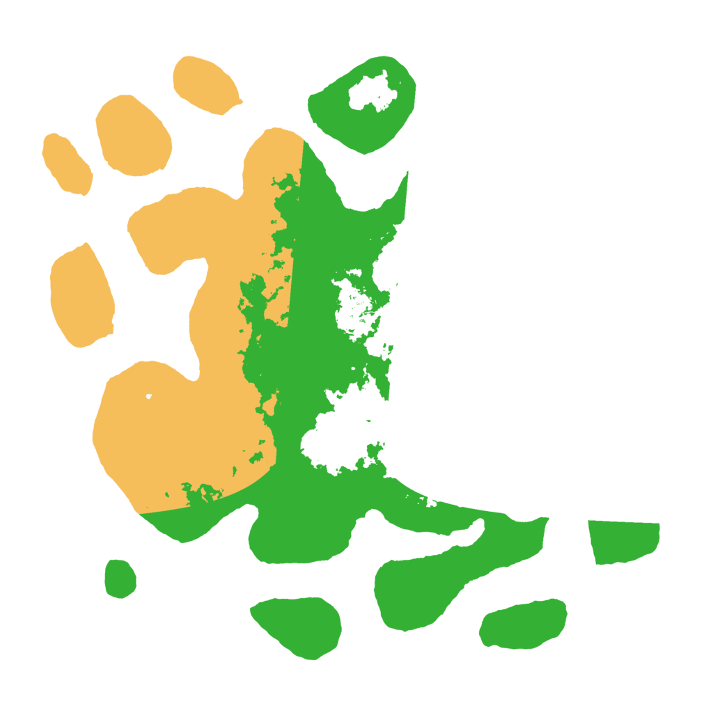 Biome Rust Map: Barren, Size: 3500, Seed: 5958217