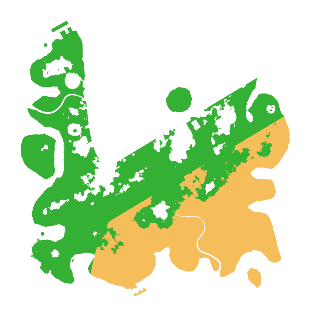 Biome Rust Map: Procedural Map, Size: 3500, Seed: 1584043