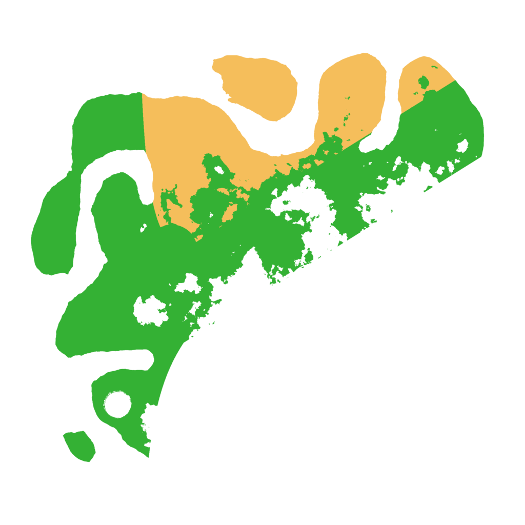 Biome Rust Map: Barren, Size: 3500, Seed: 6068532