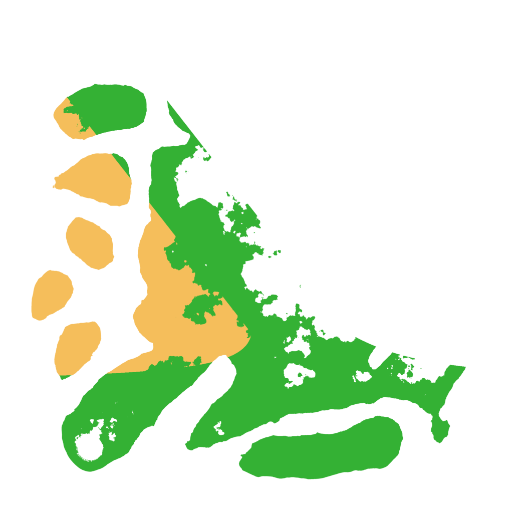 Biome Rust Map: Barren, Size: 3500, Seed: 5193050