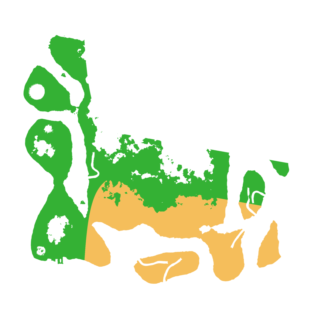 Biome Rust Map: Procedural Map, Size: 3500, Seed: 502431