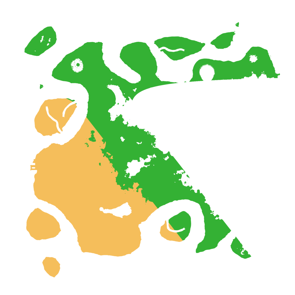 Biome Rust Map: Procedural Map, Size: 3500, Seed: 4803650