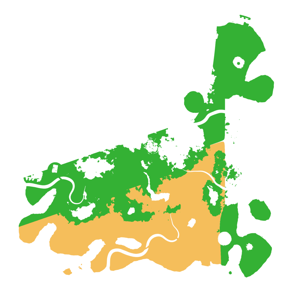 Biome Rust Map: Procedural Map, Size: 4000, Seed: 3770172