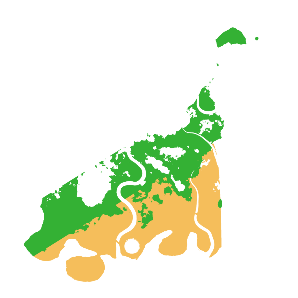 Biome Rust Map: Procedural Map, Size: 3500, Seed: 4717708