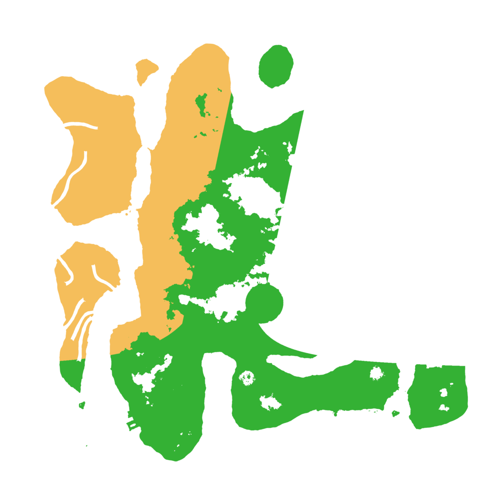 Biome Rust Map: Procedural Map, Size: 3500, Seed: 3360370