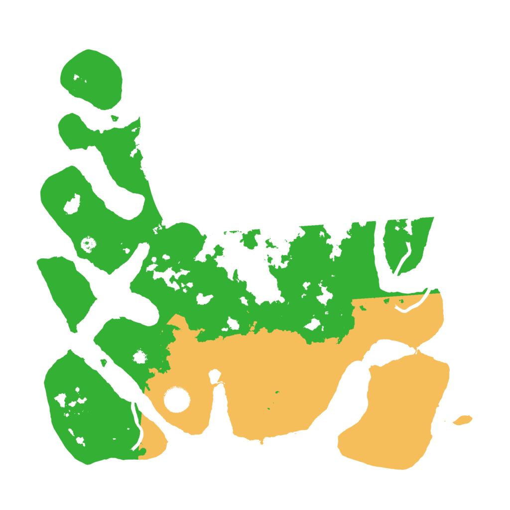 Biome Rust Map: Procedural Map, Size: 3500, Seed: 5161512