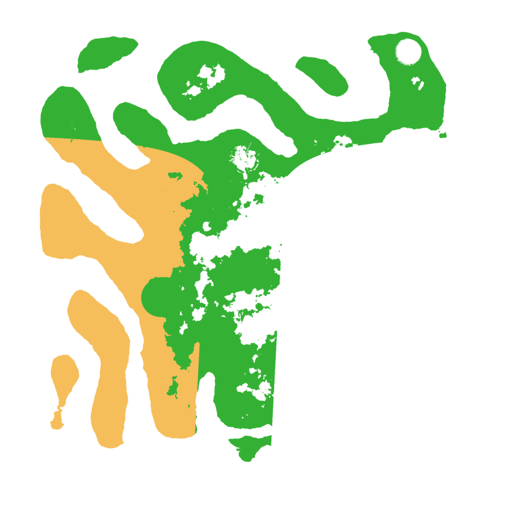 Biome Rust Map: Barren, Size: 3500, Seed: 4301233