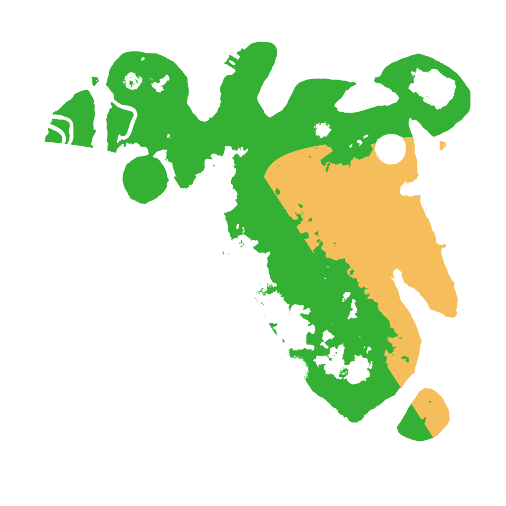 Biome Rust Map: Procedural Map, Size: 3000, Seed: 548152584