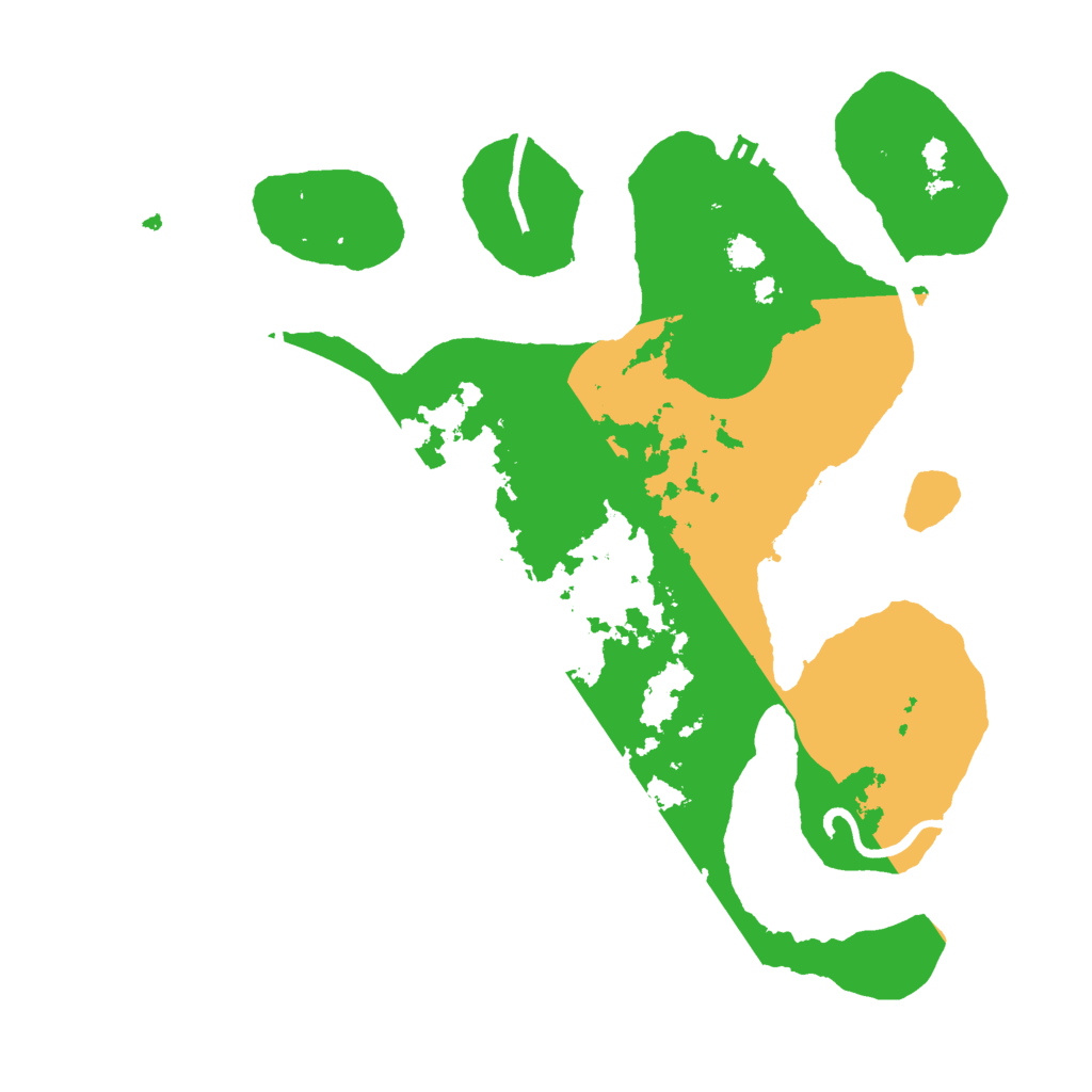 Biome Rust Map: Procedural Map, Size: 3000, Seed: 18805434