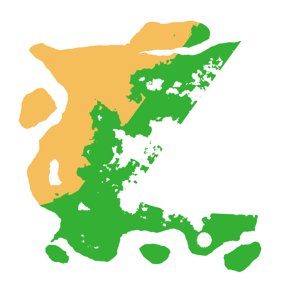 Biome Rust Map: Barren, Size: 3500, Seed: 3123700