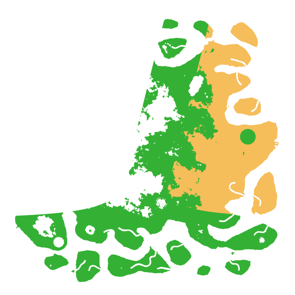 Biome Rust Map: Procedural Map, Size: 5000, Seed: 1097148695