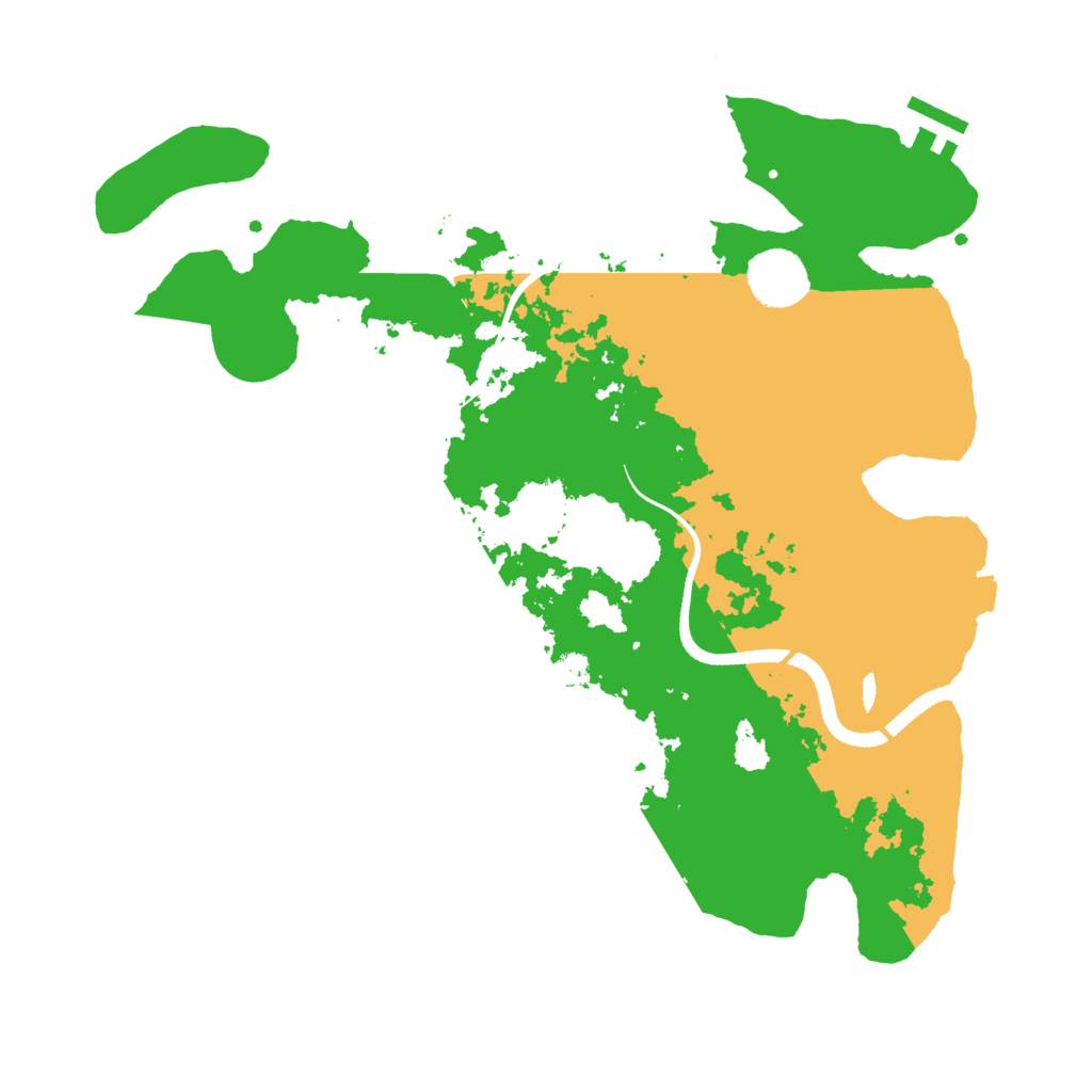Biome Rust Map: Procedural Map, Size: 3500, Seed: 6402293