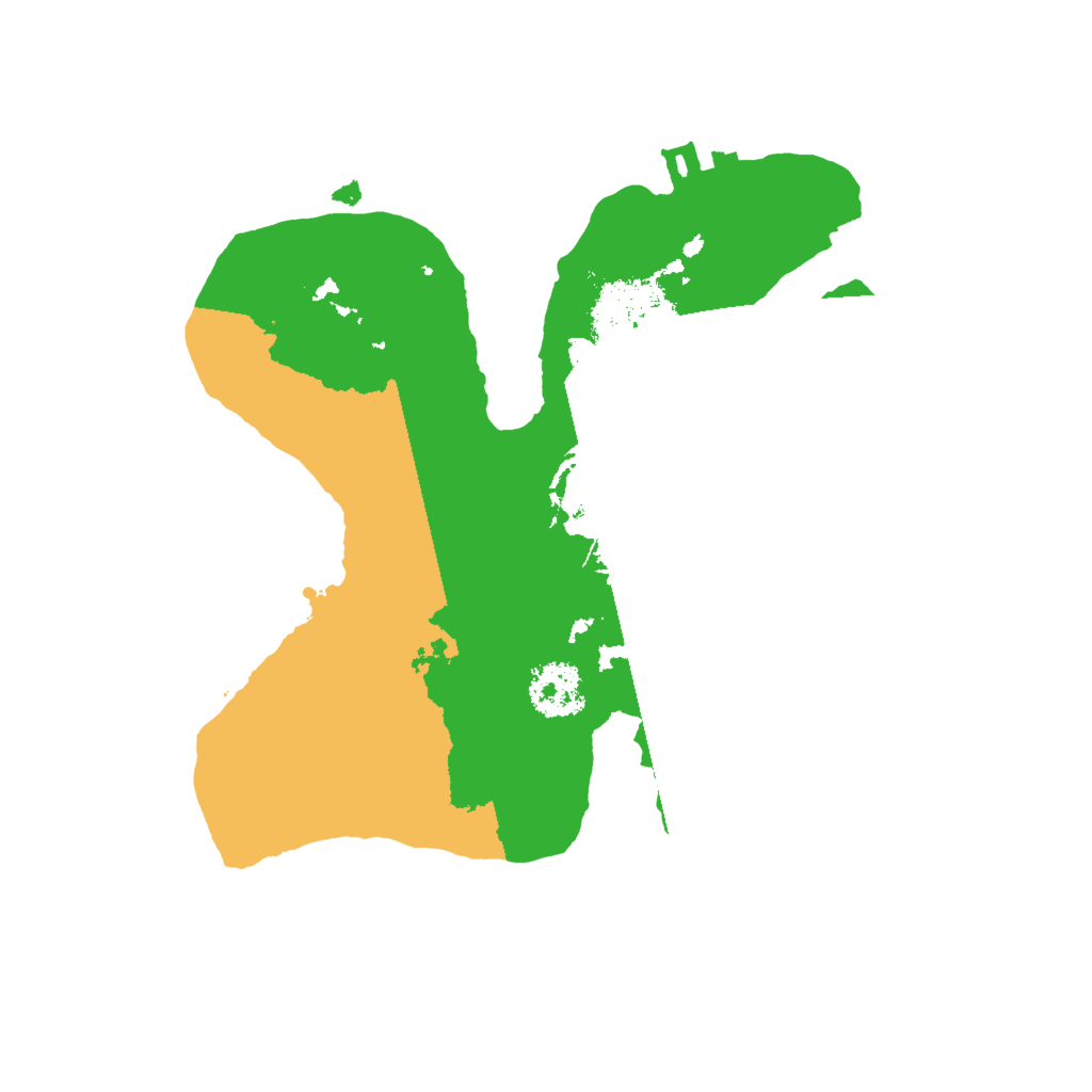 Biome Rust Map: Procedural Map, Size: 2000, Seed: 36085