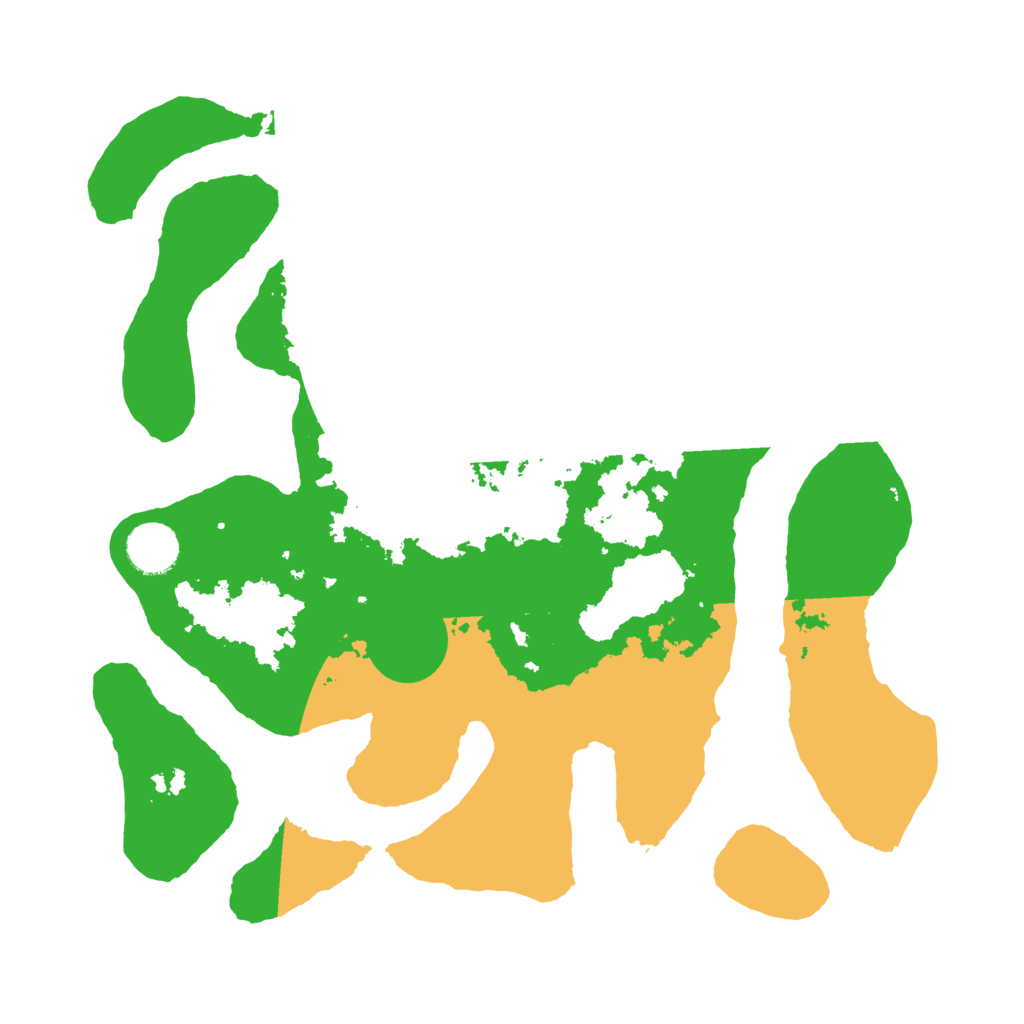 Biome Rust Map: Barren, Size: 3500, Seed: 2236846