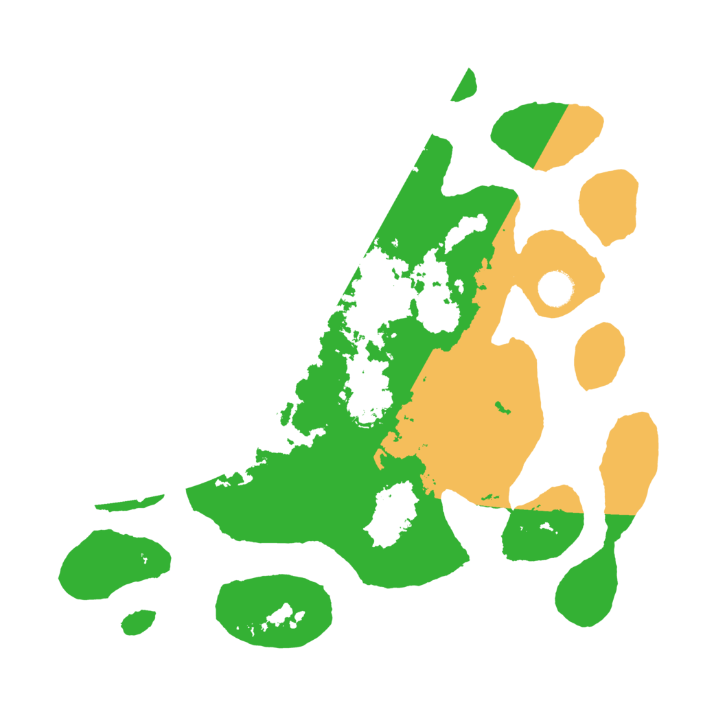 Biome Rust Map: Barren, Size: 3500, Seed: 4560095