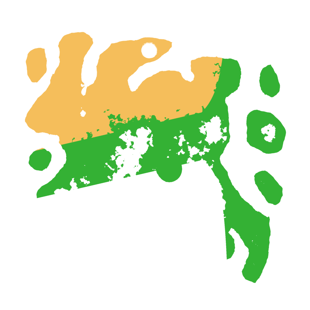 Biome Rust Map: Barren, Size: 3500, Seed: 6328854