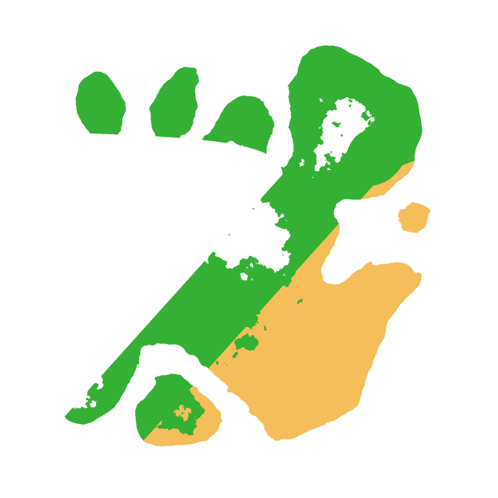 Biome Rust Map: Barren, Size: 2500, Seed: 265663