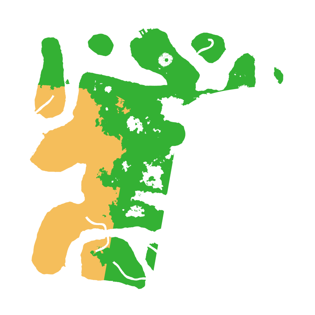 Biome Rust Map: Procedural Map, Size: 3500, Seed: 1605710