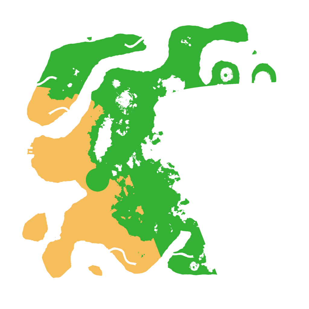 Biome Rust Map: Procedural Map, Size: 3500, Seed: 5788832