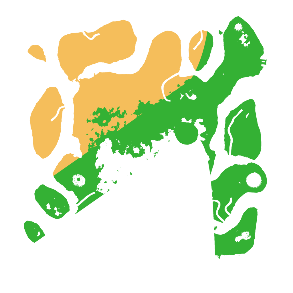 Biome Rust Map: Procedural Map, Size: 3500, Seed: 2147339