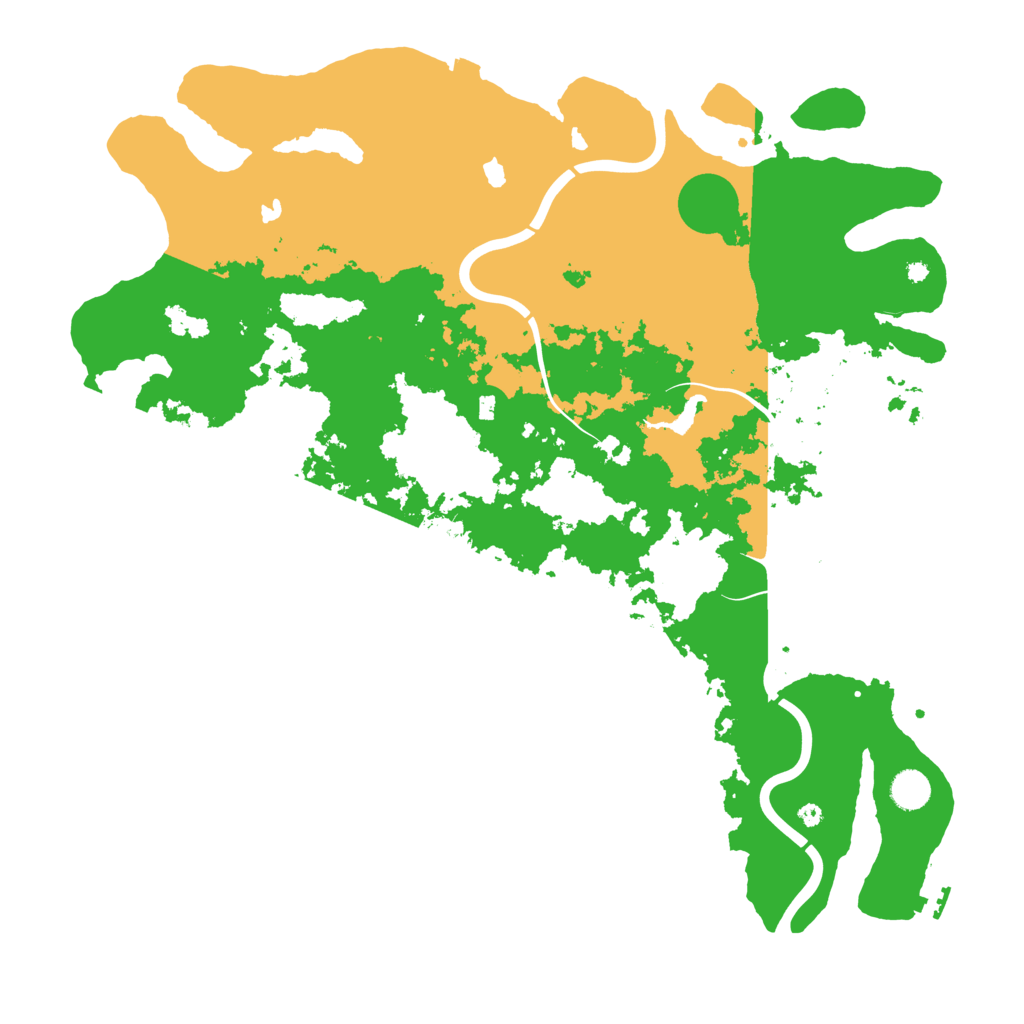 Biome Rust Map: Procedural Map, Size: 4500, Seed: 5569383