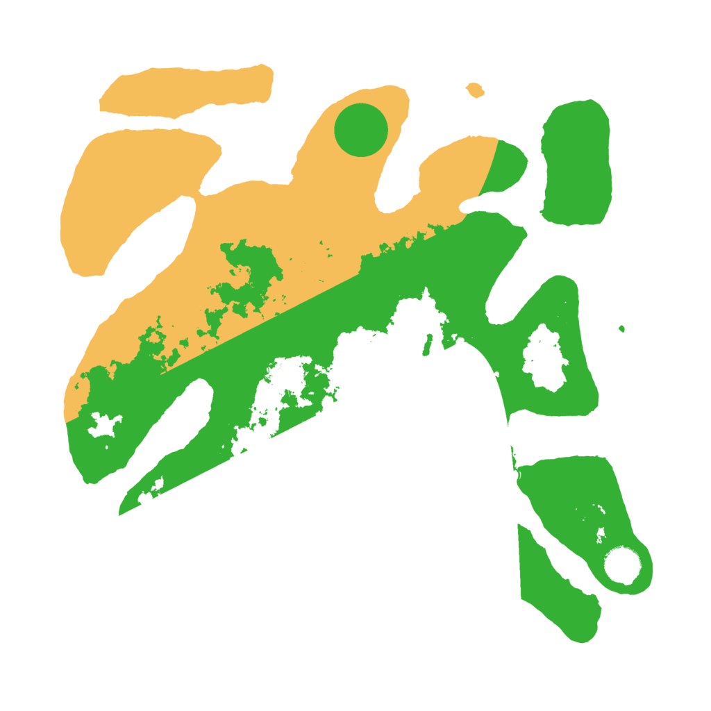 Biome Rust Map: Barren, Size: 3500, Seed: 2146281