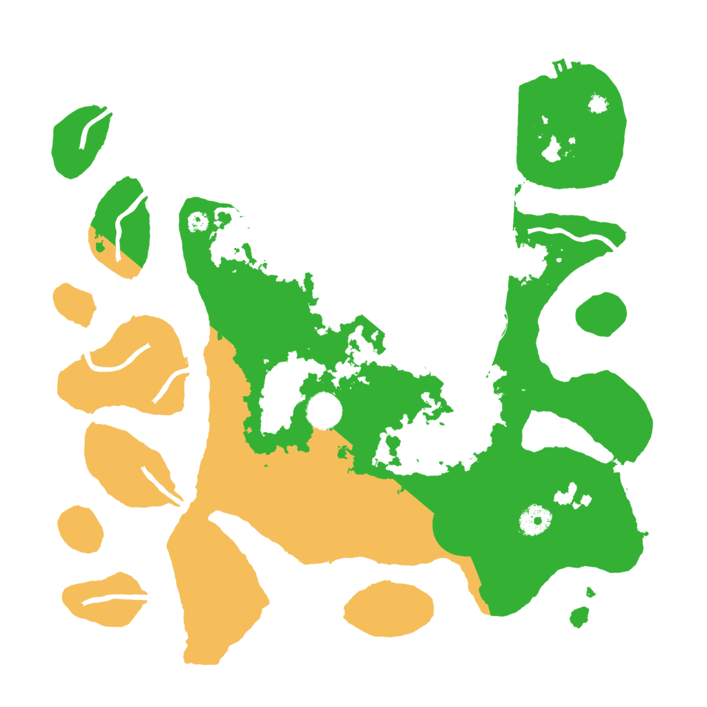 Biome Rust Map: Procedural Map, Size: 3500, Seed: 385025
