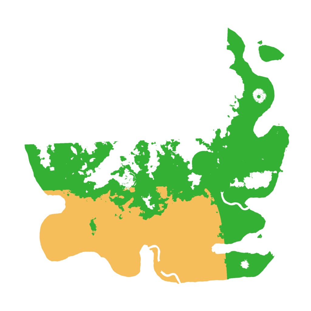 Biome Rust Map: Procedural Map, Size: 3500, Seed: 5268167