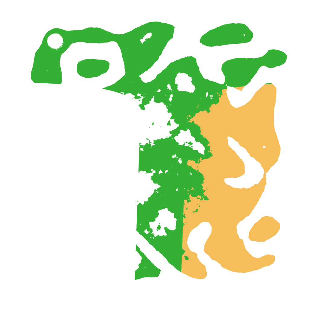 Biome Rust Map: Barren, Size: 3500, Seed: 4091702