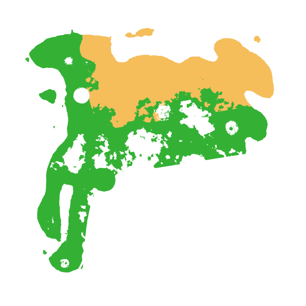 Biome Rust Map: Procedural Map, Size: 3500, Seed: 6414371